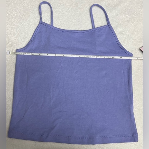 NWT! Wild Fable size medium lilac purple spaghetti strap crop cami top - Picture 5 of 6